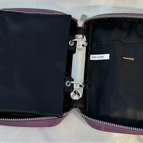 Versace Metal Jeans Travel Case Mini Binder Day Planner - Picture 3 of 5